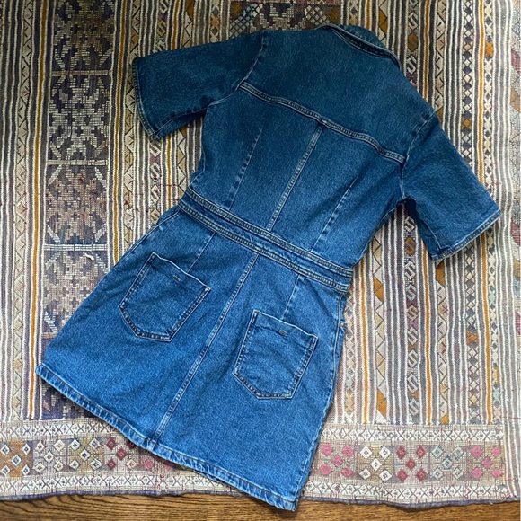 Zara Denim Button-Up Dress - Picture 9 of 9